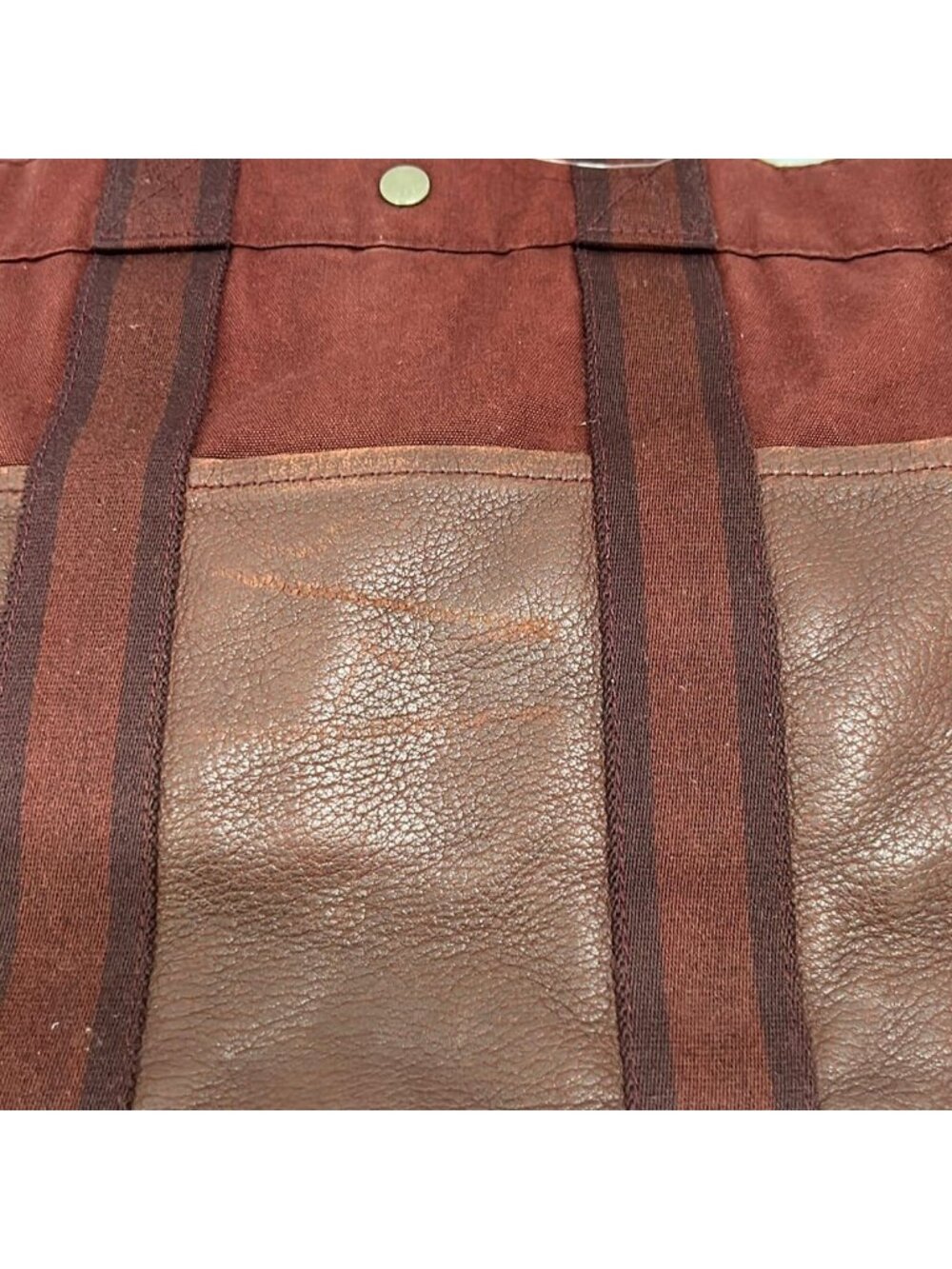 Hermes Tote Fourre Tout MM Half Leather Bordeaux - Picture 10 of 14
